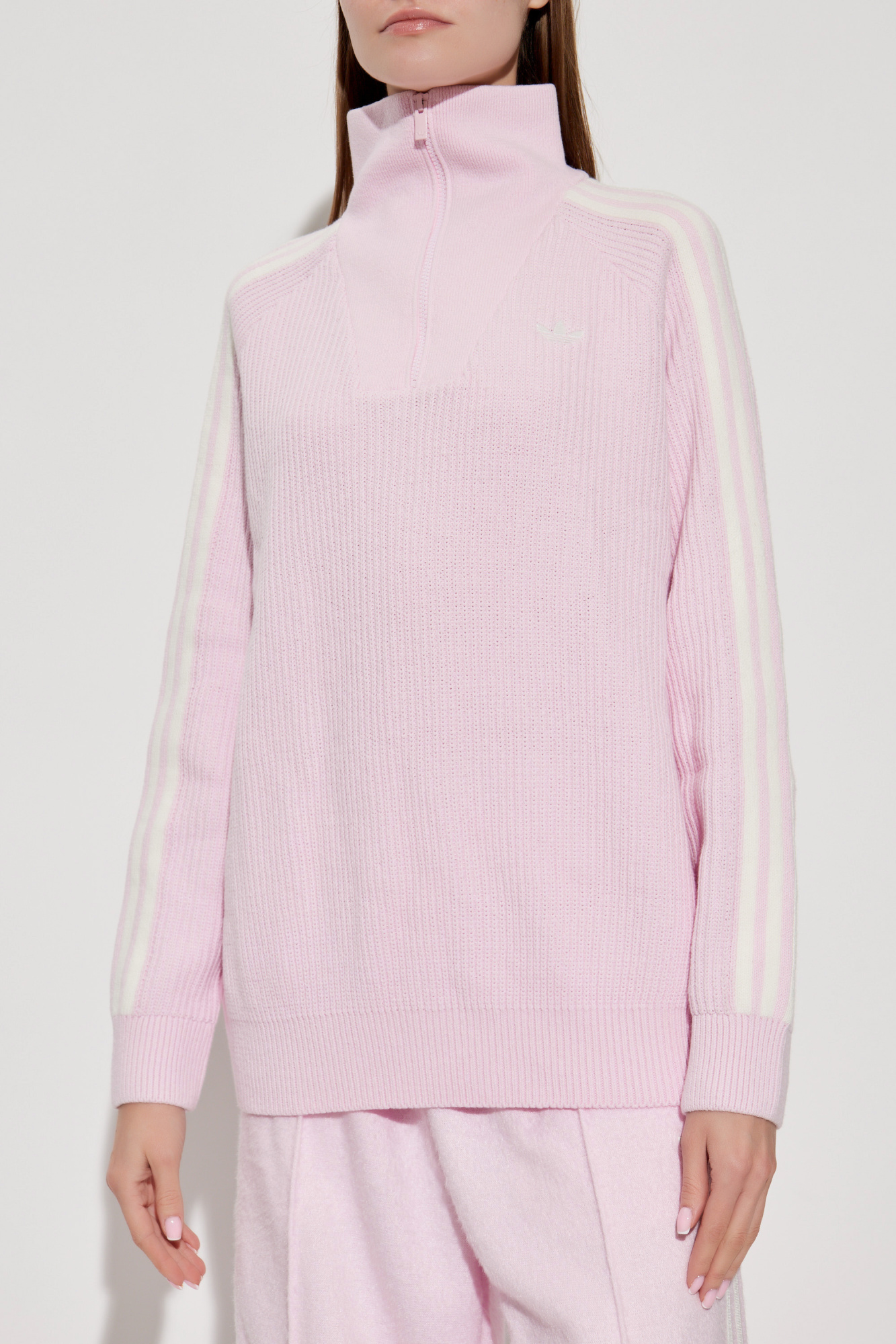 ADIDAS Originals Sweater with a zip collar | Women's | Vitkac